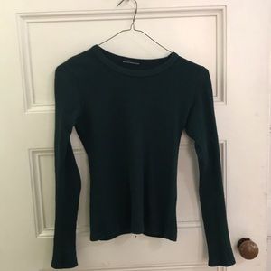 Green Brandy Melville thermal t